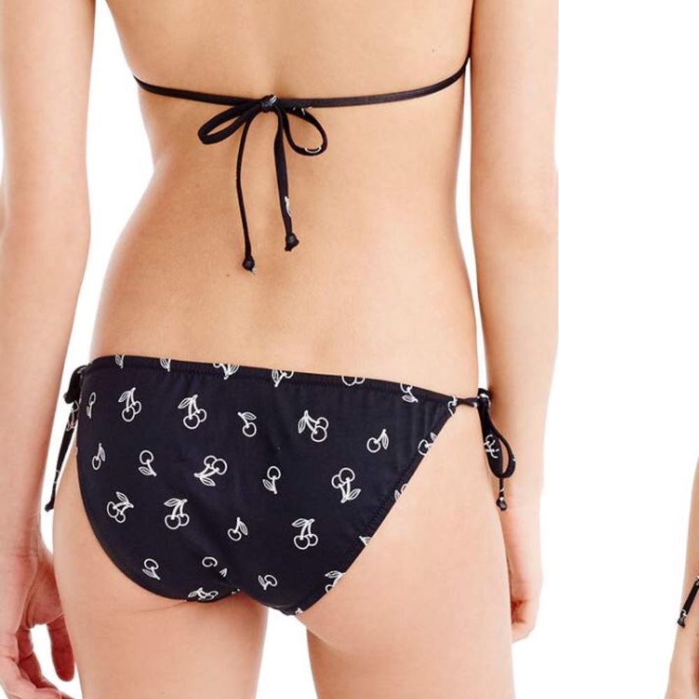 SOLD NEW J. Crew Cherry Print String Bikini Set S - Picture 5 of 6